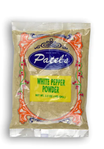 PATEL'S White Pepper Powder 3.5 OZq
